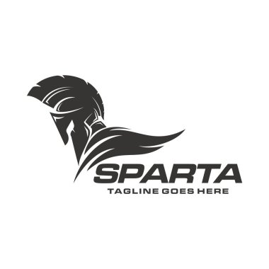 Spartalı Savaşçı Logosu, Spartalı Fitness ve Vücut Geliştirme Logosu İlham Vektörü