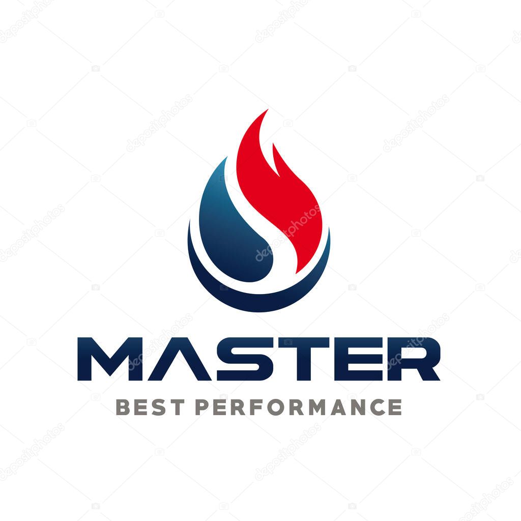 Fire flames, fire Logo, Gas and Oil Logo