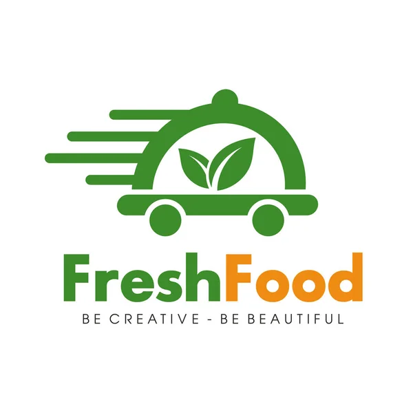 Food Logo Food Delivery Logo Vektor — Stock Vector