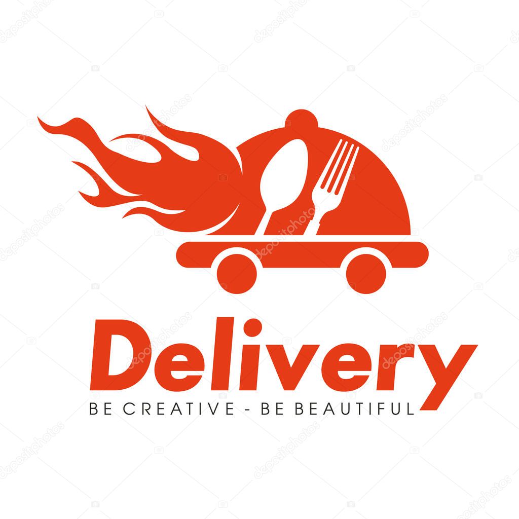 Food Logo, Food Delivery Logo Vector