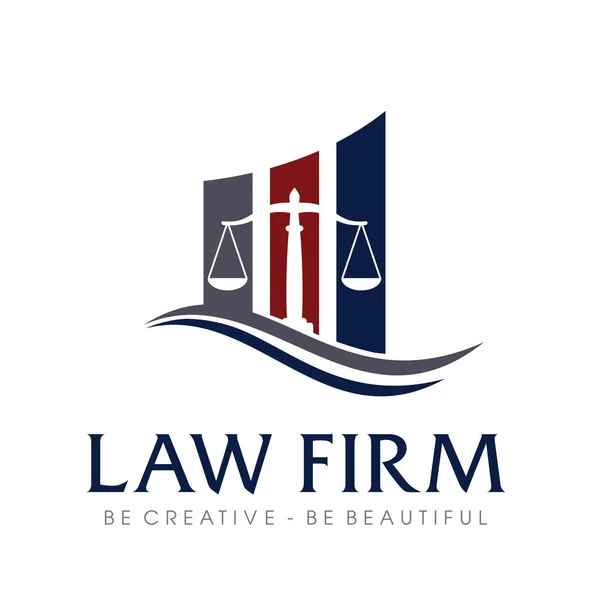 Hukuk firması Logo, Hukuk, Avukat ve Avukat Logo Vektörü