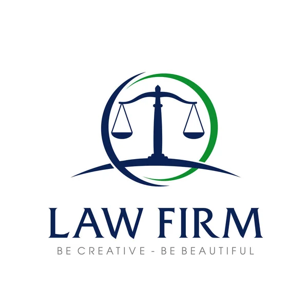 Правова Фірма Logo Law Lawyer Attorney Logo Vector — стоковий вектор