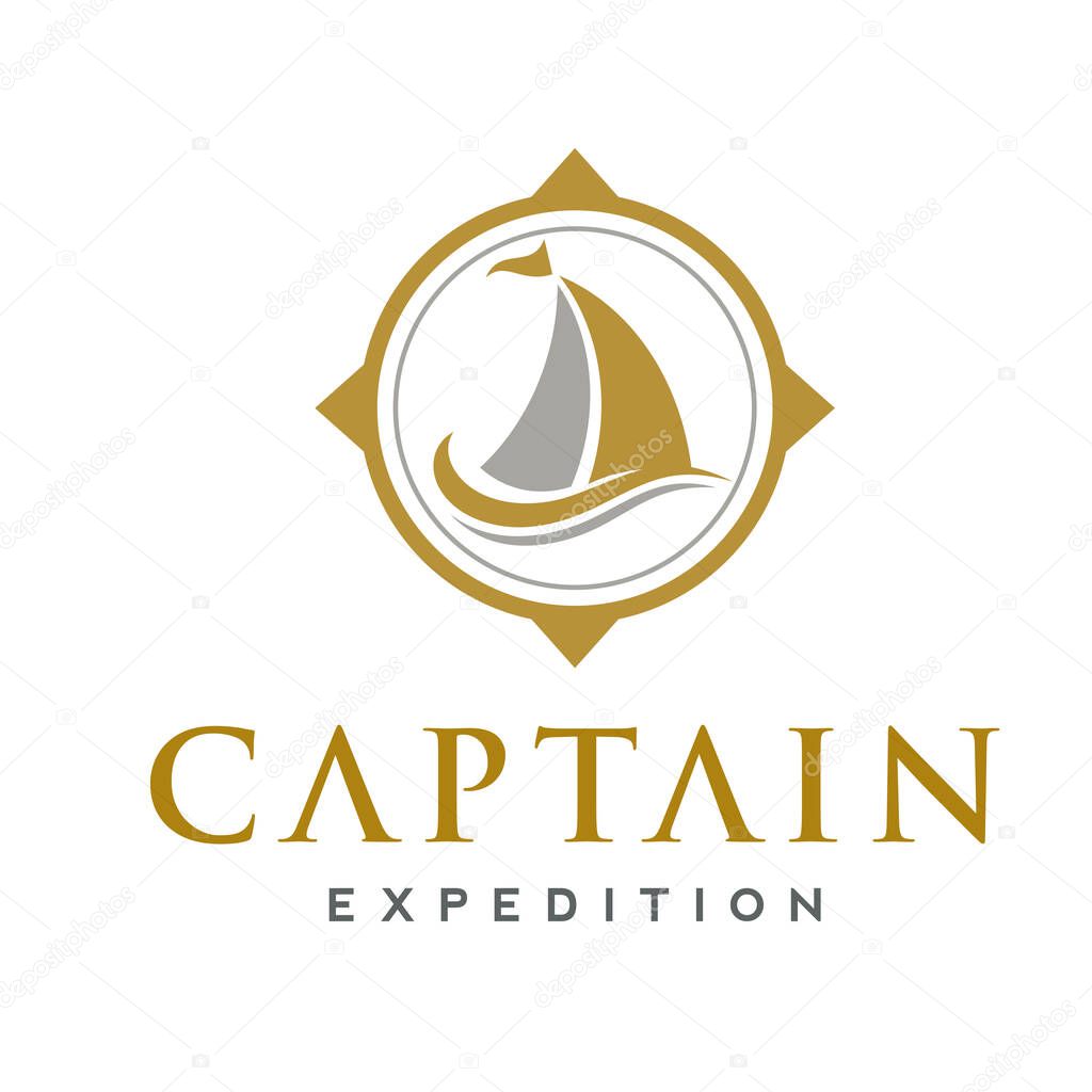 Ship, Cruise and Marine Logo Design Inspiration Vector
