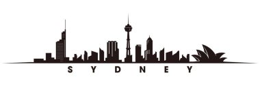 Sydney silueti ve simgeleri, Sydney siluet vektörü