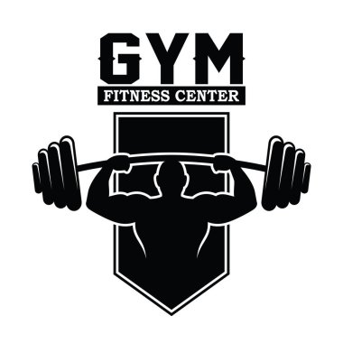 Fitness ve Spor Logosu Vektörü