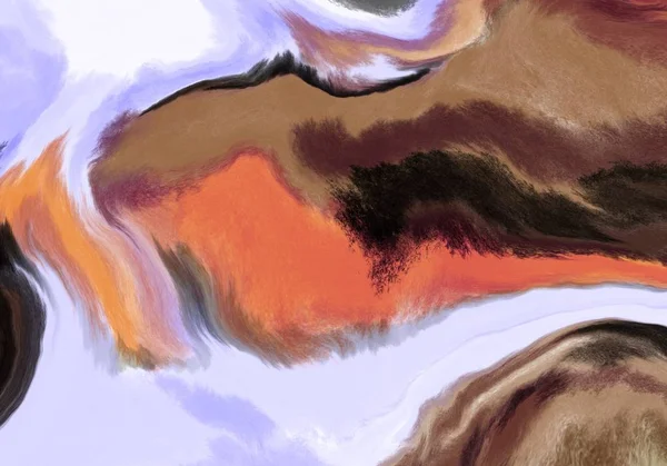 Super duper underbar abstrakt målning. Flytande färg teknik bakgrund. Marmor effekt målning. Bakgrund för tapeter, affischer, kort, inbjudningar, webbplatser. Blandad brun, orange och violett. — Stockfoto