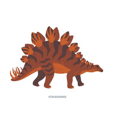 Stegosaurus, son Jurasik dönemin dinozoru dik plakalı ve kuyruğu sivri uçlu..