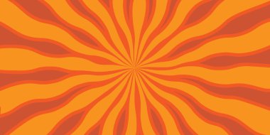 Psikedelik cadılar bayramı arka planında turuncu güneş ışınları ve harika dalgalı çizgiler var. Retro soyut vektör deseni, parti posterleri, ambalajlama, kumaş ve mevsimsel grafik tasarımlar için mükemmel..