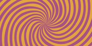 Psikedelik spiral, koyu mor ve turuncu dalgalarla donatılmış. Eski posterler, albüm kapakları ya da tuhaf dijital sanat eserleri için sarmal ve girdaplı düzensiz desen.