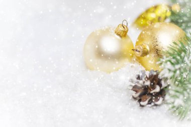 Mutlu Noeller ve mutlu yıllar, tebrik kartı geçmişi. Seçici odaklanma. Tatiller