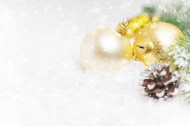 Mutlu Noeller ve mutlu yıllar, tebrik kartı geçmişi. Seçici odaklanma. Tatiller