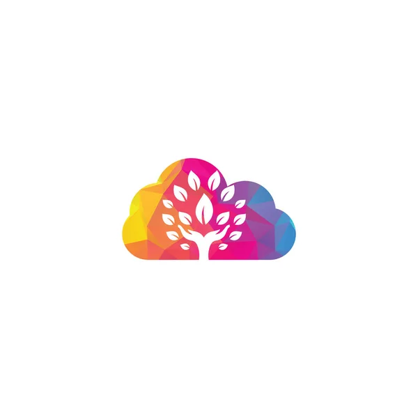 Koncepce Koncepce Tvaru Ručního Stromu Logo Přírodních Produktů — Stockový vektor