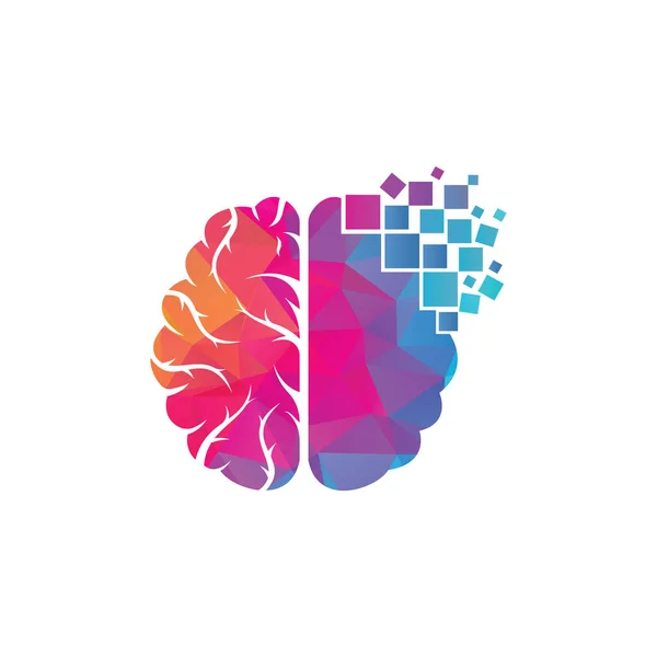 Brain logo design Stock Vector Images - Alamy