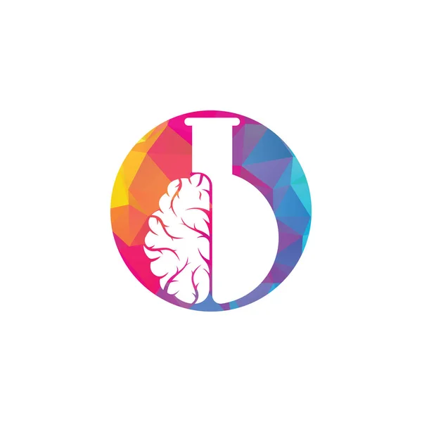 Projekt Logo Laboratorium Mózgu — Wektor stockowy