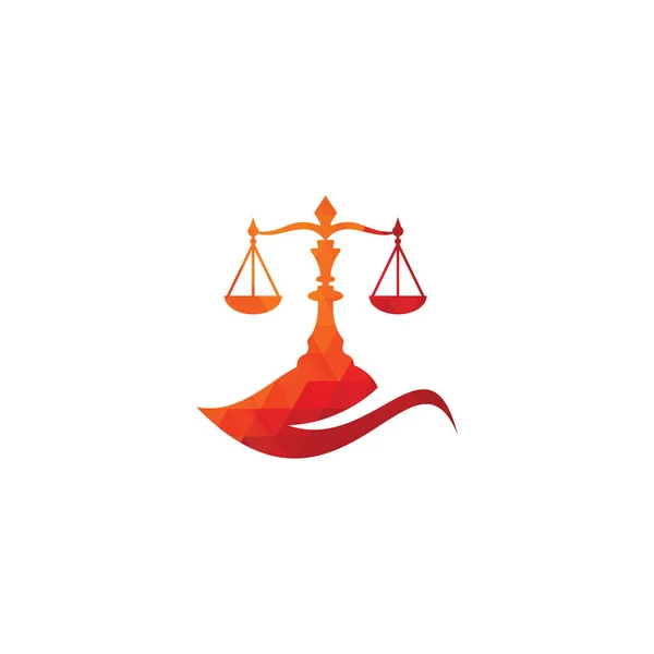 Креативный Современный Закон Равновесия Вывесок Искушает Дизайн Логотипа Логотип Green — стоковый вектор