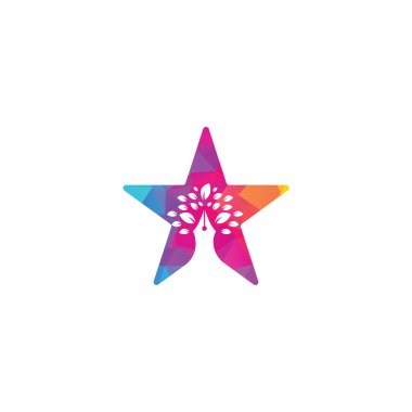 Kalem ağacı şeklindeki konsept logo tasarım şablonu. Kalem Ağacı Yaprağı Yaratıcı İş Logosu Tasarımı