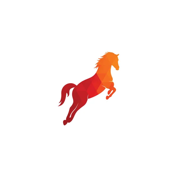 Ontwerp Van Het Paardenvectorlogo Paardenteken Icoon — Stockvector
