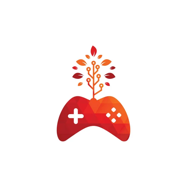 Game And Tech Tree Logo Design Template Gaming And Leaf Logo Design Template Stock Images Page Everypixel