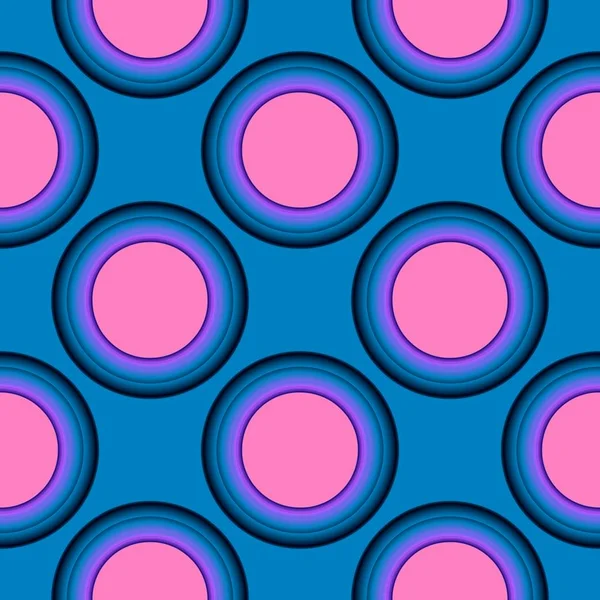 Синій Рожевий Плямистий Абстрактний Декоративний Безшовний Візерунок — стокове фото
