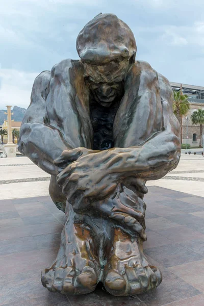 Monument Till Offer För Terrorism Cartagena Spanien — Stockfoto