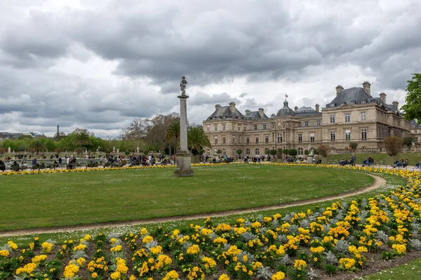 Luxemburg Garten Paris Frankreich April 2018 — Stockfoto