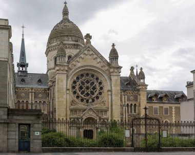 Katedral. Laval şehir, Mayenne, de Loire, Fransa öder. 5 Ağustos 2018