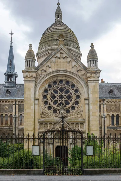 Cathedral City Laval Mayenne Pays Loire France August 2018 — Stock Photo, Image