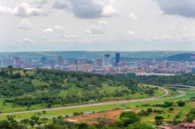 Şehir Pretoria Güney Afrika Panoraması.