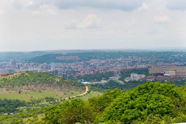 Şehir Pretoria Güney Afrika Panoraması.