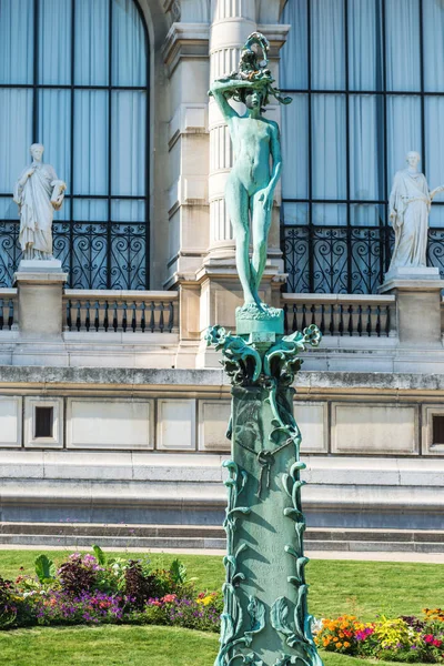 Square Brignole Galliera Trädgård Paris Frankrike Augusti 2018 — Stockfoto