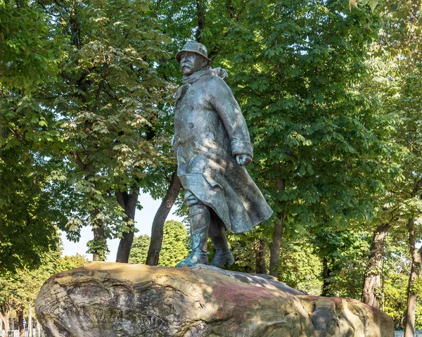 Georges Clemenceau Statyn Petit Palais Paris Frankrike Augusti 2018 — Stockfoto