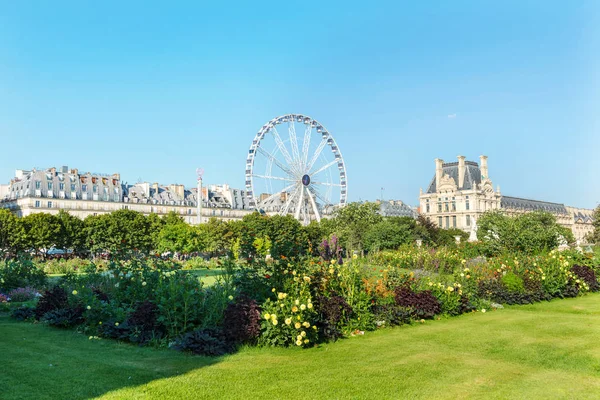 Rueda Fortuna Louvre París Francia Agosto 2018 —  Fotos de Stock