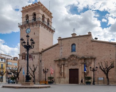 Santiago Apstol Kilisesi. Constitution Plaza. Totana. Murcia. İspanya.