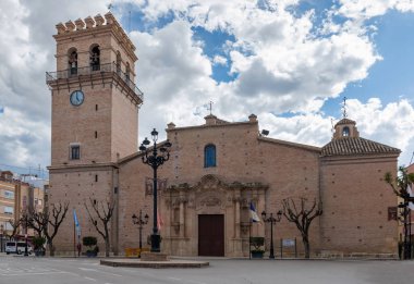 Santiago Apstol Kilisesi. Constitution Plaza. Totana. Murcia. İspanya.