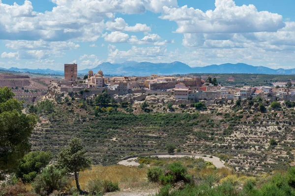 Aledo Kalesi. Totana. Murcia. İspanya. 11 Nisan 2019.
