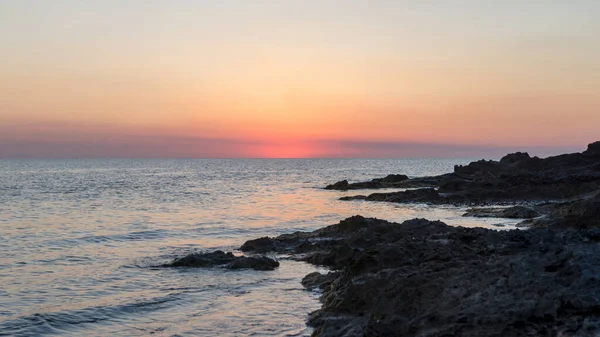 Alba Sul Mare Una Mattina Estate — Foto Stock