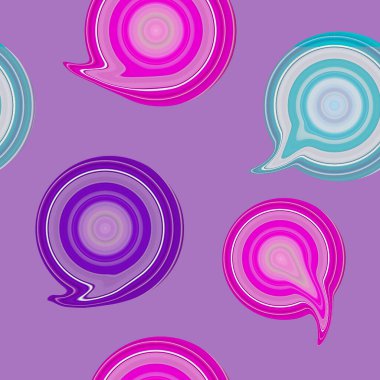 Çemberli soyut renkli bir arkaplan. Kusursuz desen 