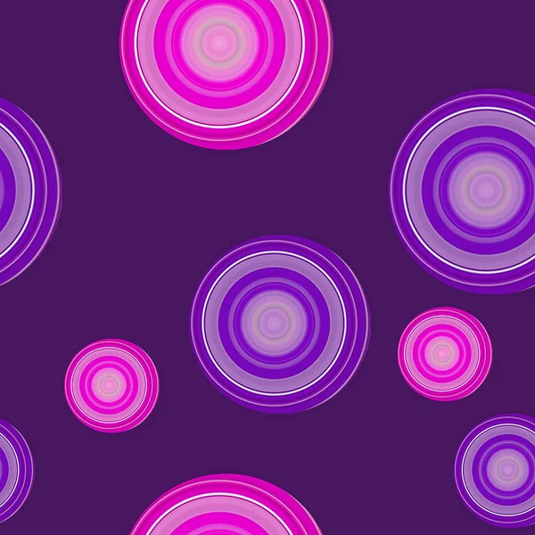 Abstract Kleurrijke Achtergrond Met Cirkels Naadloos Patroon — Stockfoto