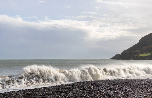 Stormy sea waves. Coast of ireland.