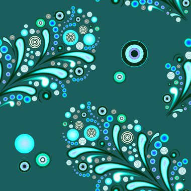 Soyut çiçek arkaplanı. Koyu arkaplanda çiçek deseni