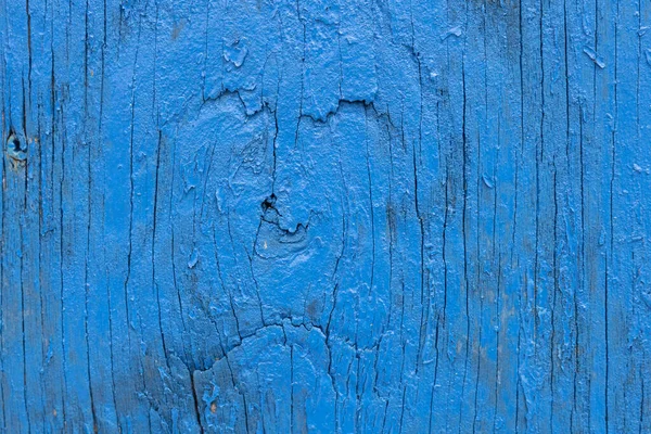 Niebieskie Malowane Tło Lub Tekstura Drewna — Zdjęcie stockowe