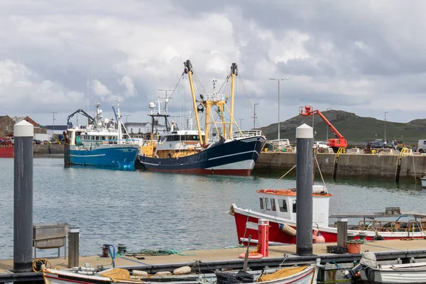 Fiskebåtar Hamnen — Stockfoto