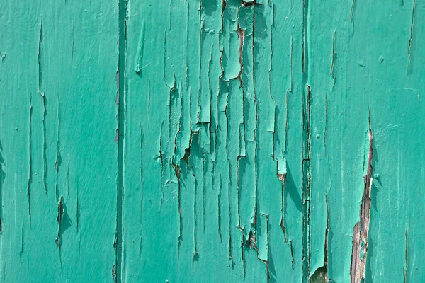 Fond Texture Bois Peint Bleu Vert — Photo