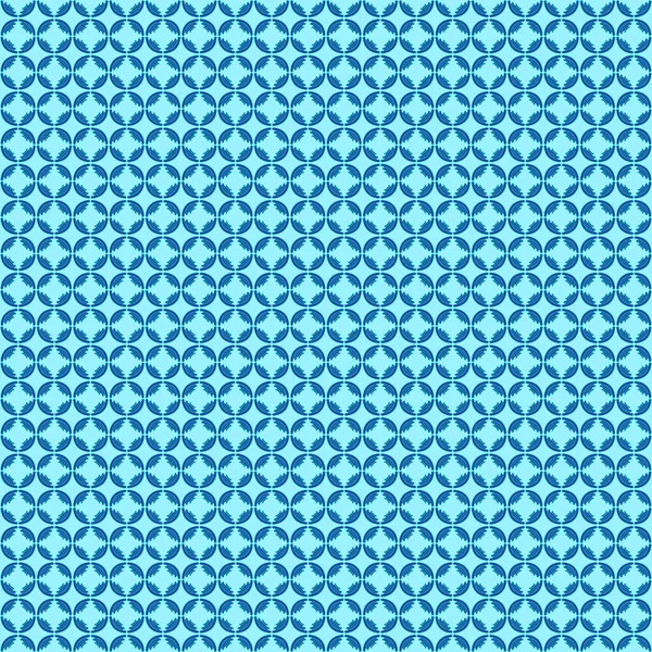 Безшовний Візерунок Синіми Колами Синьому Фоні — стоковий вектор