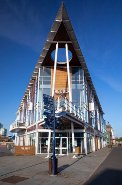 The Dock Bar & Kitchen, Mermaid Quay, Cardiff Bay, Galler, İngiltere