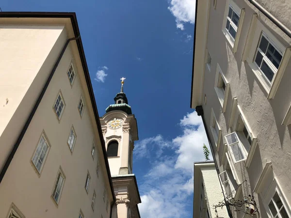 San Sebastiankirche Una Chiesa Cattolica Salisburgo Austria — Foto Stock