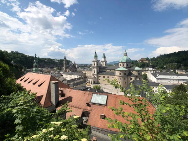 Cidade Velha Salzburgo Áustria — Fotografia de Stock