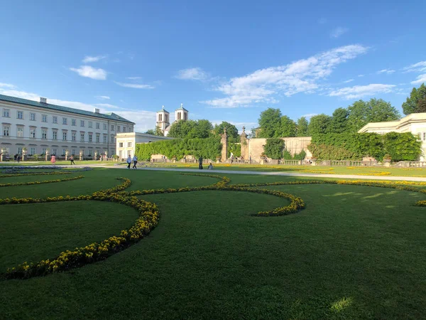 Tourism Mirabellgarten Salzburg Austria — 스톡 사진