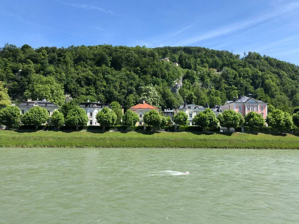 Stream Salzach River Salzburg Austria — Stock Photo, Image