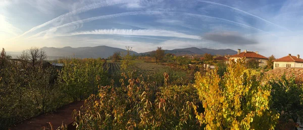 Paisaje Matutino Panorama Alrededor Veliki Preslav Bulgaria — Foto de Stock